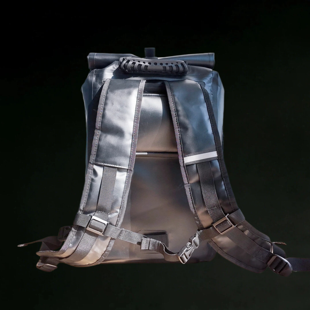 3-in-1 Versatile Waterproof Bike Pannier & Backpack BACK