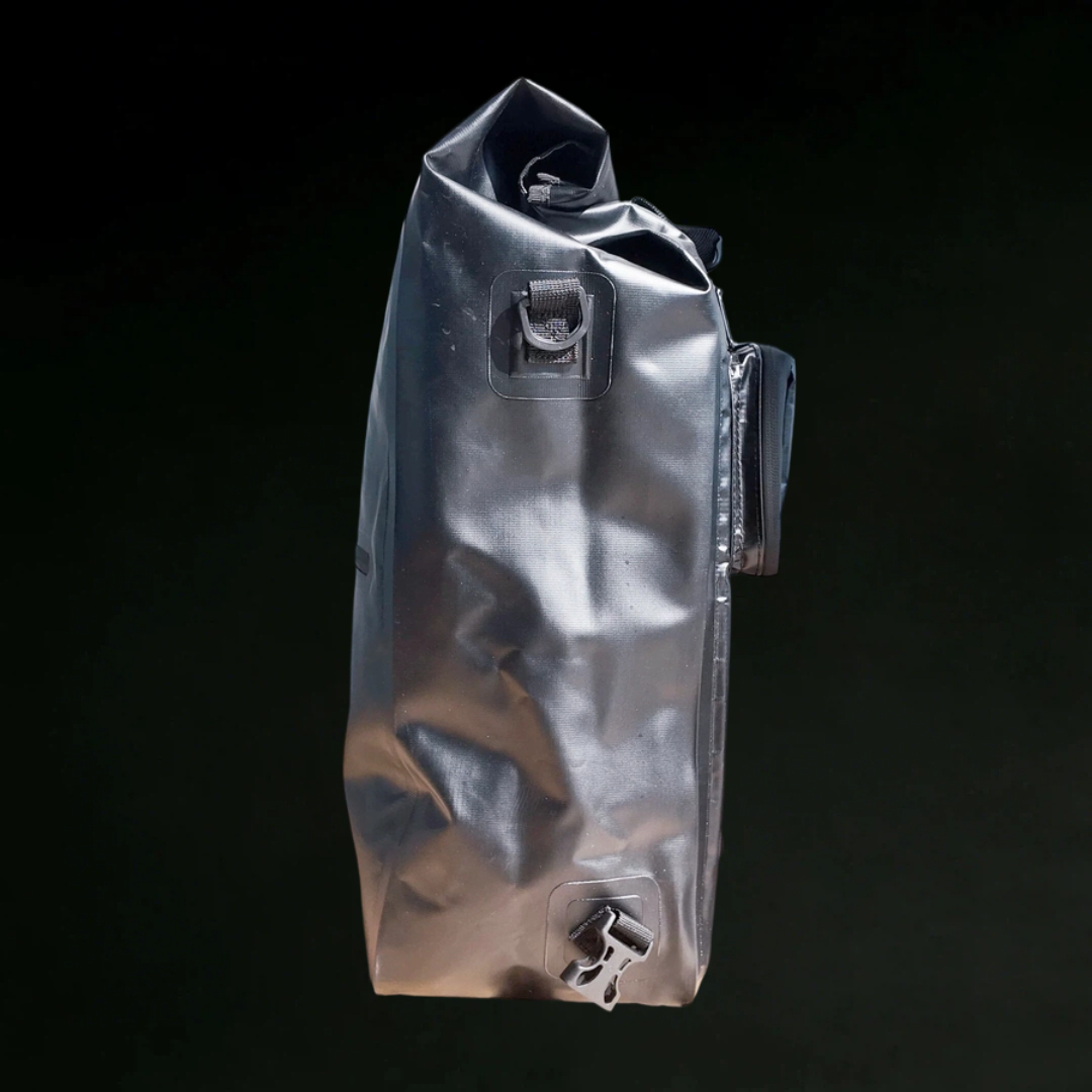 3-in-1 Versatile Waterproof Bike Pannier & Backpack SIDE