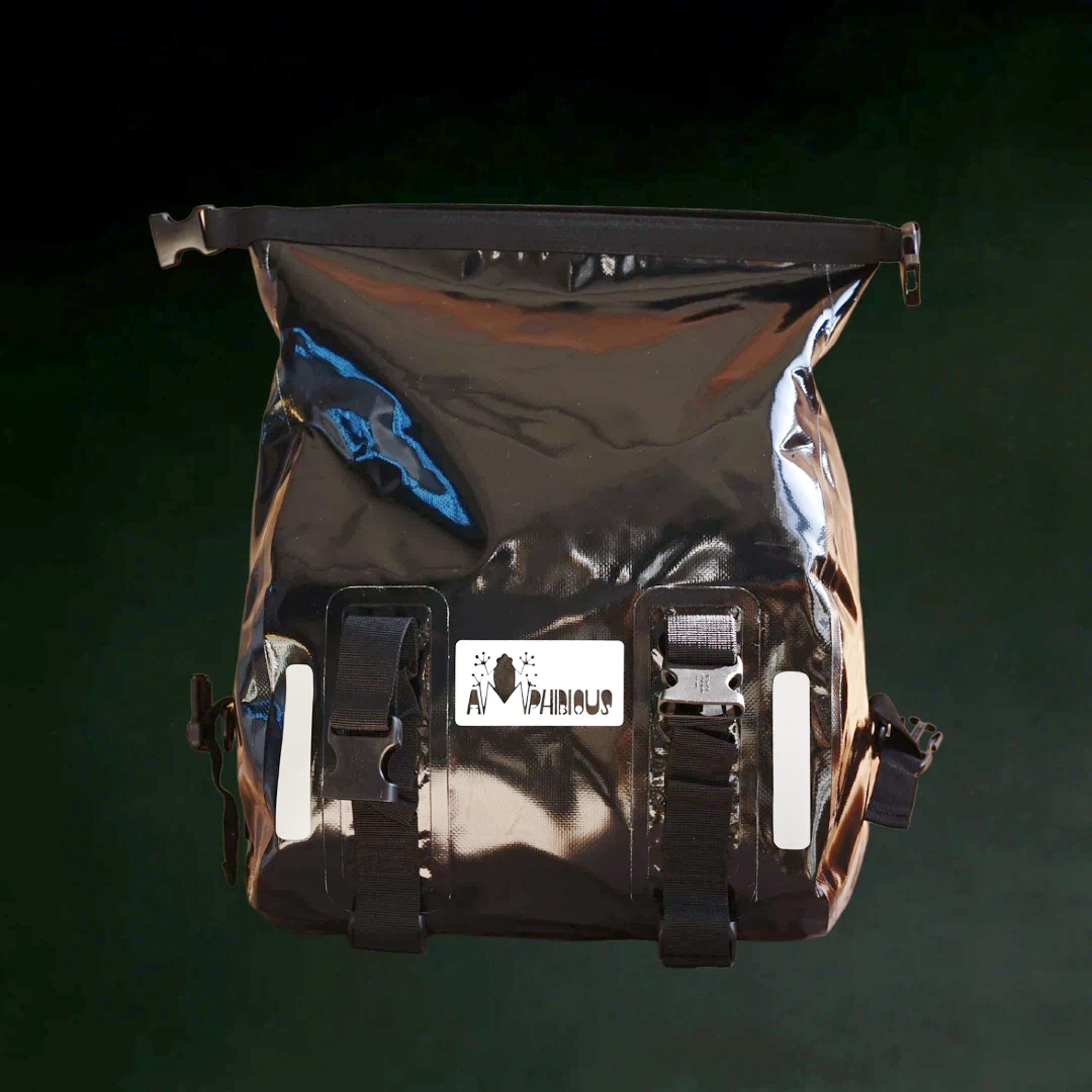 Custom Waterproof Glossy Finish Motorcycle Pannier fold