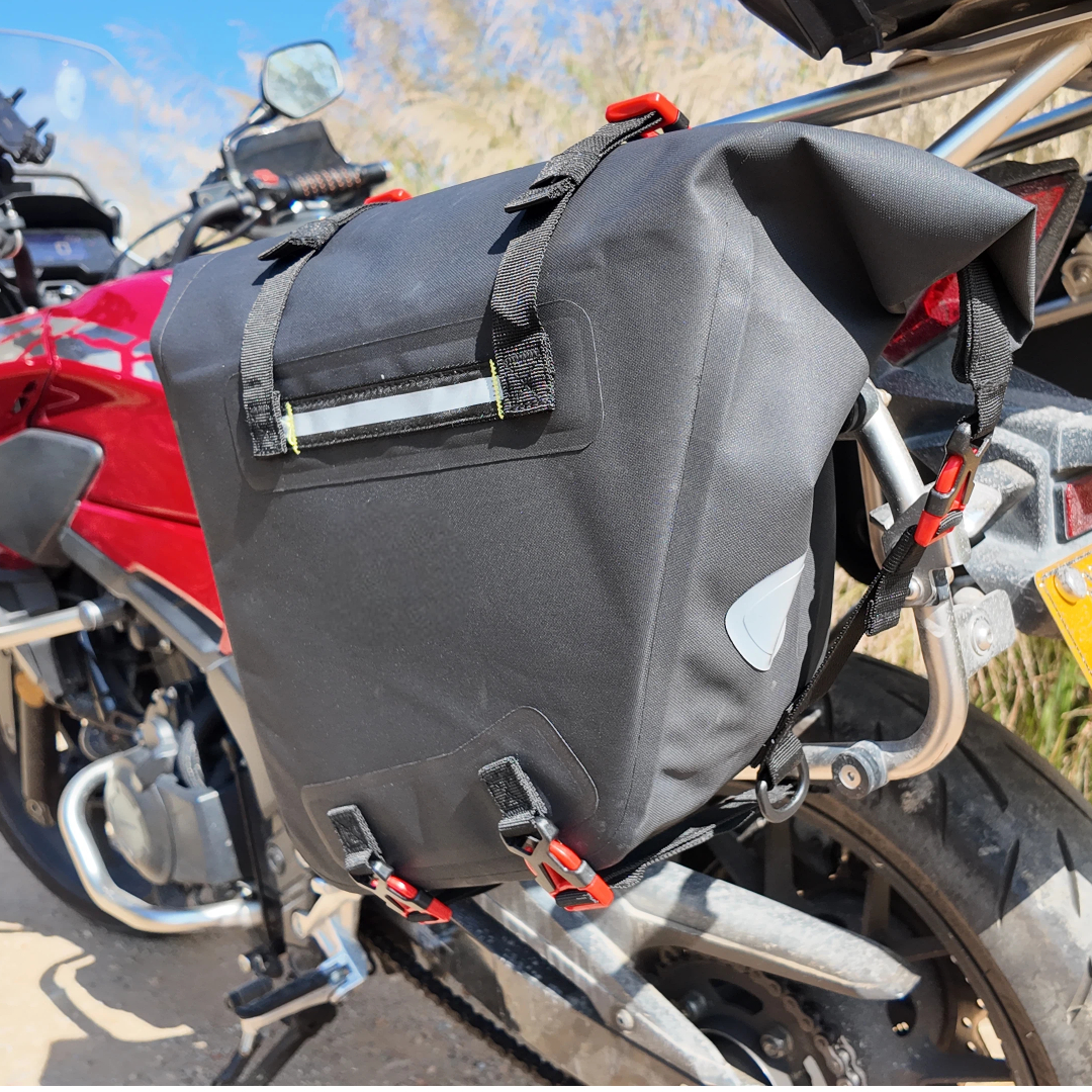 Custom Waterproof Shoe-Shaped Motorcycle Side Bag detail 1