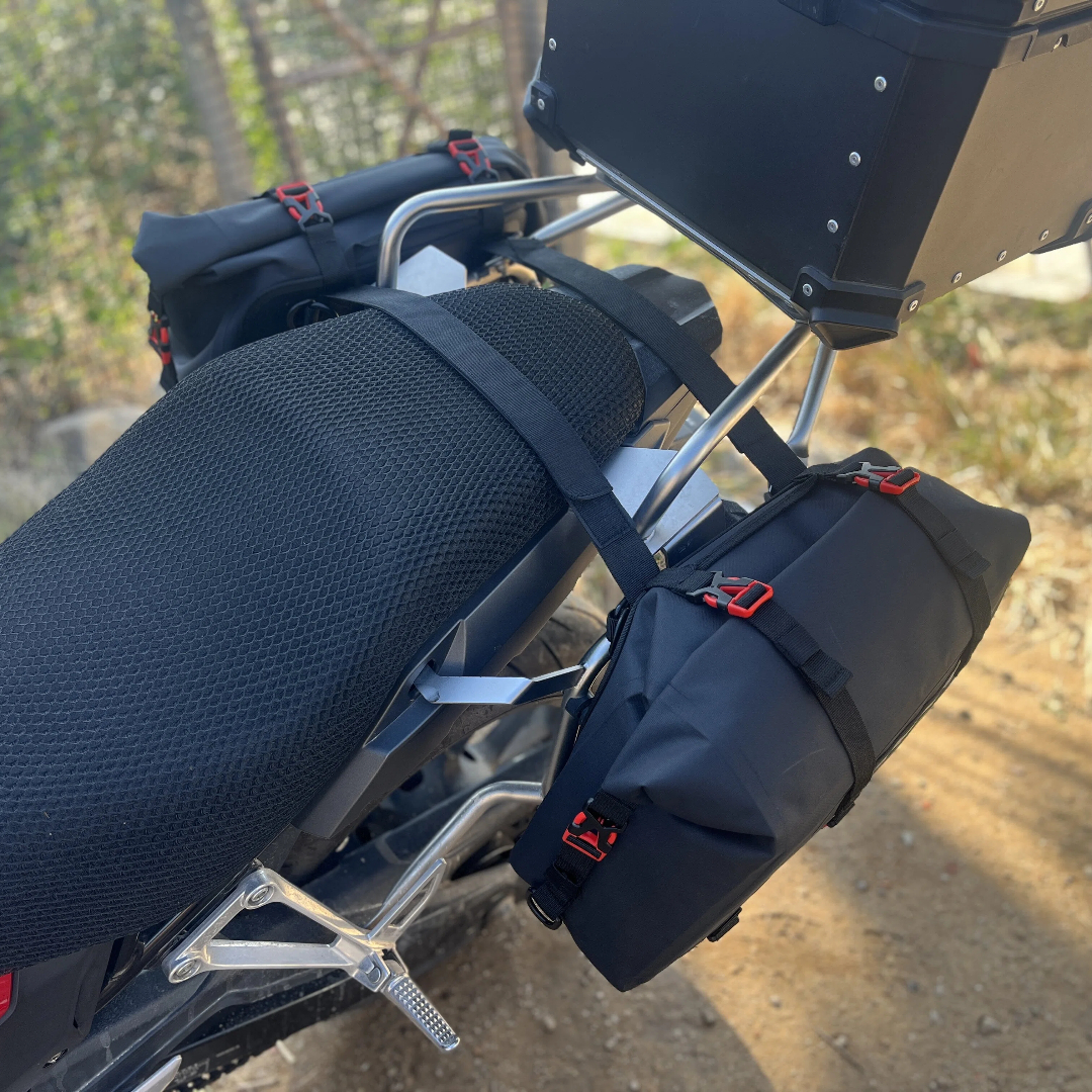 Custom Waterproof Shoe-Shaped Motorcycle Side Bag detail 5