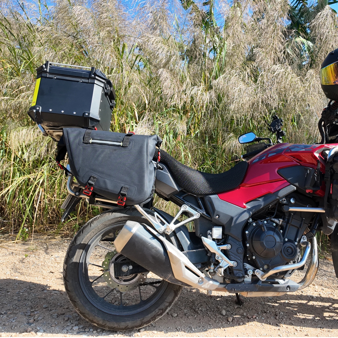 Custom Waterproof Shoe-Shaped Motorcycle Side Bag